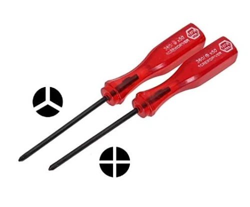 Tri Wing + Cross Screwdrivers DS DSi GameBoy Wii Nintendo Tool GBA SP 3DS XL - Image 1 of 1