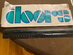 VINTAGE THE DOORS BAND BUMPER STICKER LABEL ADVERTISEMENT POSTER - JIM MORRISON - Picture 1 of 5
