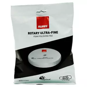 9.BR150S Tampone BIANCO in spugna BR ULTRA FINE per rotoativa 135mm - RUPES - Imagen 1 de 2