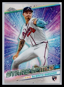 2024 Topps Update Chrome Stars of the MLB CSMLB-75 AJ Smith-Shawver Braves RC - Bild 1 von 2