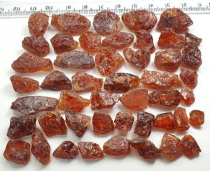 88 Grams Beautiful Natural Color Hessonite Garnet Rough Grade Good Quality Lot - Picture 1 of 6