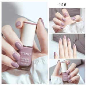 Tearable Nail Polish Quick-drying Nail Varnish Gel Solid Color Waterproof 8ml - Picture 1 of 21