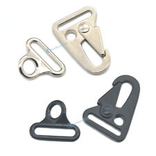 25mm 1" Metal Sling Clips triangle Snap Olecranon Hook Buckle Bag Webbing Strap 