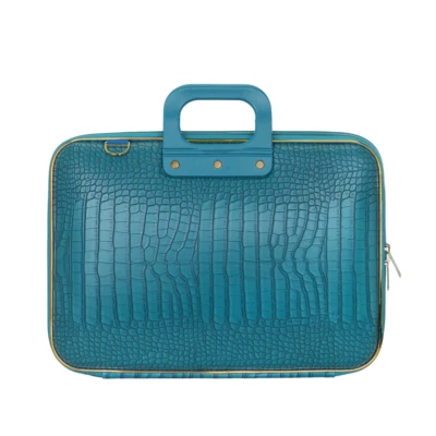 Maletín Bombata Cocco Gold 15 pulgadas turquesa Foto 1 de 2