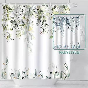 Eucalyptus Bathroom Curtain Waterproof Shower Curtain Quick Dry Bathing- .a - Picture 1 of 14