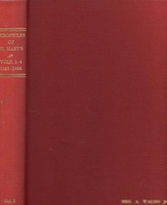 St Mary's County Historical Society / Chronicles of St Mary's Vols 1-4 1st ed