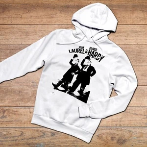 Sweatshirt Kapuzenpullover Unisex Stan Laurel Oliver Hardy Stanley & Ollio Comic - Bild 1 von 2