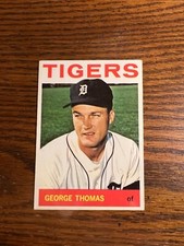 1964 TOPPS BASEBALL CARD #461 GEORGE THOMAS EXMT!!!!!!!!!