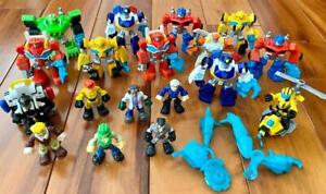 Hasbro Playskool Heroes Transformers Rescue Bots Large Lot Figures
