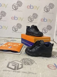 HUSH PUPPIES  BOYS NAVYLEATHER INFANT SHOES SIZE UK 5.5 EU 22  BRAND NEW IN BOX - Picture 1 of 5