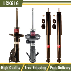 KYB Excel-G Front Gas Struts & Rear Shocks Kit Set For Honda Civic Coupe 1.8L - Picture 1 of 5
