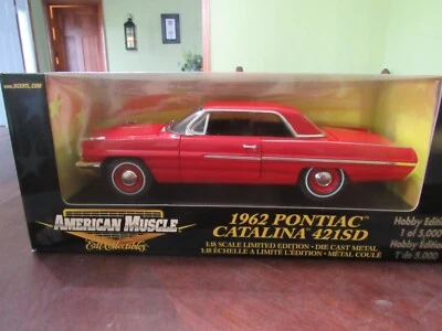 ERTL AMERICAN MUSCLE 1/18 EDICIÓN LIMITADA (1/5000) 1962 PONTIAC CATALINA 421SD - NUEVO EN CAJA Foto 1 de 4