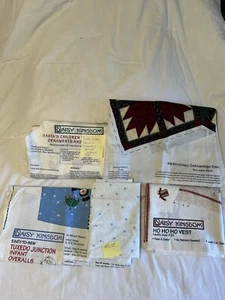 Daisy Kingdom fabric panels-vest,infant Overalls, Tree Skirt &Garland-see Pics - Picture 1 of 5