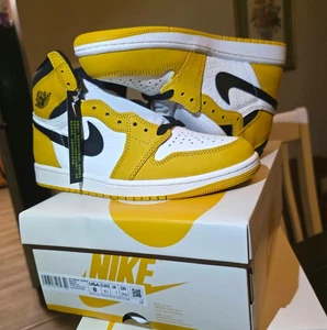 Nike Jordan 1 Retro High OG Yellow Ochre DZ5485-701 Men's New Size 8 - Picture 1 of 6
