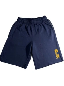Champion Men’s Medium Navy Athletic Shorts Size Large C Logo Drawstring Pockets - Picture 1 of 7