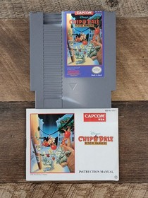 Chip 'n Dale Rescue Rangers (Nintendo Entertainment System, 1990)NES With Manual