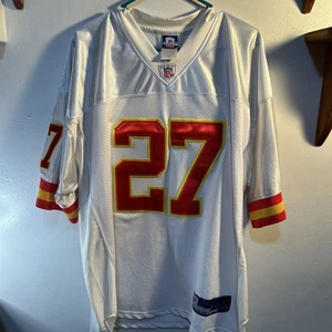RBK KANSAS CITY CHIEFS LARRY JOHNSON AUTHENTIC ROAD JERSEY Size 50 NWOT M001 - Picture 1 of 5