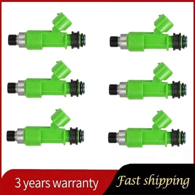 6X Inyector de combustible para Subaru Legacy 3,6 L H6 2010 2011 2012 2013 NUEVO 16611AA740 EE. UU. Foto 1 de 4