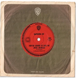 NAPOLEON XIV - THEY'RE COMING TO TAKE ME AWAY. HA-HAAA! Very rare 1962 OZ Single - Picture 1 of 1