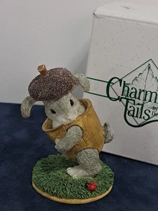 Bezaubernde Schwänze Figur Hase Kaninchen verkleidet Eichel Kostüm Harz 3,5" groß - Bild 1 von 5