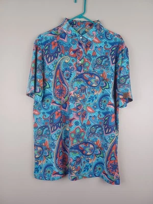 Iron Oak "The Outlander" Pearl Snap Polo Shirt Men’s Size Large EUC - Image 1 of 4