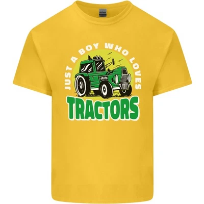 Camiseta Farming Just a Boy Who Loves Tractors niños niños Foto 1 de 4