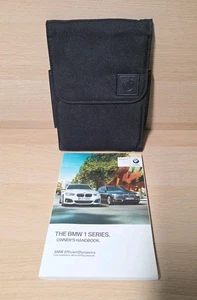 GENUINE BMW 1 SERIES F20 F21 2015-2019 OWNERS MANUAL HANDBOOK WALLET - Picture 1 of 4