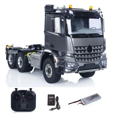 6X6 1/14 RTR RC Tractor Truck with Radio Battery Metal 2Speed Gearbox for TAMIYA - Image 1 of 4