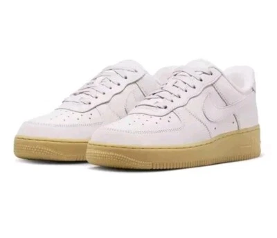 Wmns Nike Air Force 1 Low '07 PRM MF DR9503-601 Pearl Pink Gum/Brown Size 7.5 - Image 1 of 4