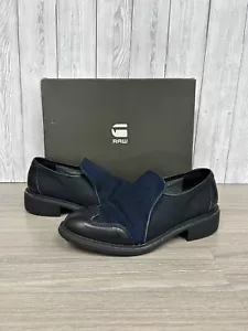 G-Star Raw Loafer Size UK 6 Guardian Women’s Blue Navy Boxed Work Denim Smart - Picture 1 of 12