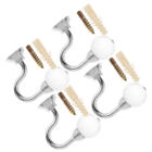  2 Pieces Curtain Tie Back Hooks Multi-use Clothes Hangers Bracket