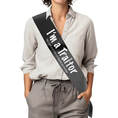 MY PRETTY LITTLE GIFTS I'm a Traitor We Hope Your New Colleagues Are Horrible Sash - Work New Job Gifts