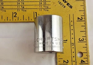 Craftsman 24mm Socket 44242 G 1/2" Drive Shallow 12pt USA - Bild 1 von 8