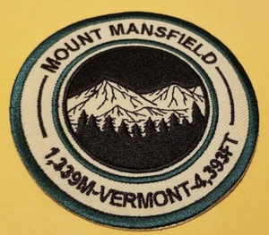 Vermont Mount Mansfield Embroidered Patch approx 3.5" Elevation: 4,393' - Picture 1 of 2