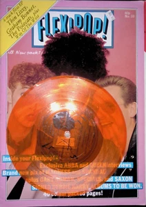 Flexipop #10 Flexidisc: Thin Lizzy . Madness Gary Numan Queen Abba - Picture 1 of 1