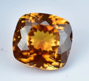 Natural Flawless Topazolite Garnet 8.45 Ct Cushion AGL Certified Loose Gemstone - Picture 1 of 7