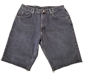 Wrangler Cutoff Jean Shorts Womens Size 32 Blue Denim - Picture 1 of 8
