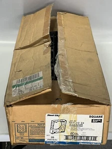 Box mit 20 - Thomas & Betts 73171 1/2 3/4 Vierkant Verlängerungsring - Bild 1 von 2