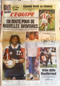 L'Equipe Journal 14-15/9/1996; Jackson Richardson et Jean Galfione/ Cannes-PSg