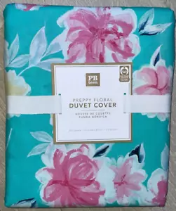 POTTERY BARN...TEENAGER...PREPPY FLORAL...BETTBEZUG...FULL/QUEEN...MULTI NEU - Bild 1 von 3