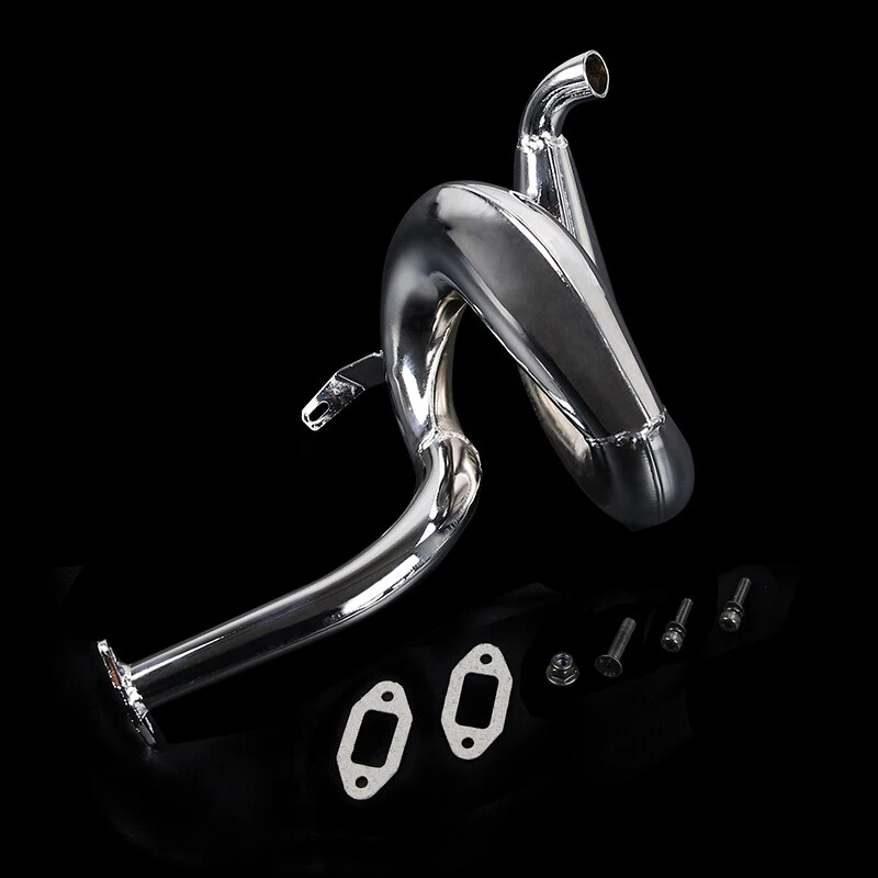 Panlong Exhaust Pipe 71CC Engine For 1/5 HPI BAJA RV KM 5B 5T 5SC Rc - Image 1 of 4