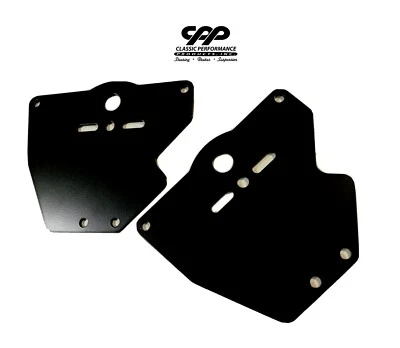 63-87 Chevrolet C10 C20 Front Upper Air Ride Bag Plates Pr Bolt-on Free Shipping Foto 1 de 4