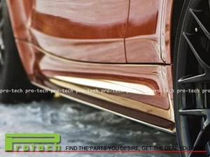 Extensión de labios para faldas laterales de fibra de carbono estilo DP para BMW E82 E88 Serie 1 1M - Imagen 1 de 1