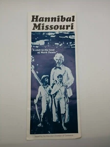 Vintage 1960er Hannibal Missouri Ein Besuch im Land von Mark Twain Broschüre - Bild 1 von 5