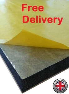 Self-adhesive Acoustic Soundproofing Fire Proof CLASS O FOAM in Various Sizes - Picture 1 of 3
