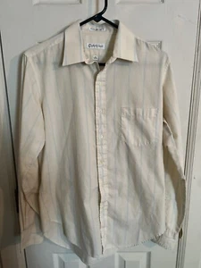 Calvin Klein manga larga blanco con botones talla mediana - Imagen 1 de 3