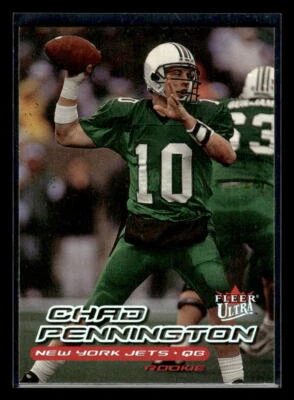2000 Fleer Ultra #226 Chad Pennington Rookie New York Jets - Image 1 of 2