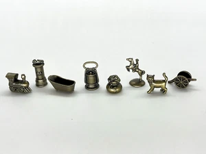 Hasbro Monopoly 80th Anniversary Edition Replacement Tokens Complete Set of 8 - Picture 1 of 4