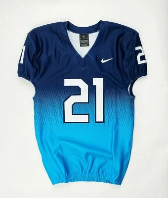 Nike Tigers Men's Large Digital Vapor Pro Football Game Jersey Blue CW4381 Foto 1 de 2