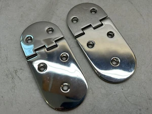 HINGE STAINLESS STEEL 5.75" X 2.5" MARINE BOAT  / LOT OF 2 NEW - Picture 1 of 7